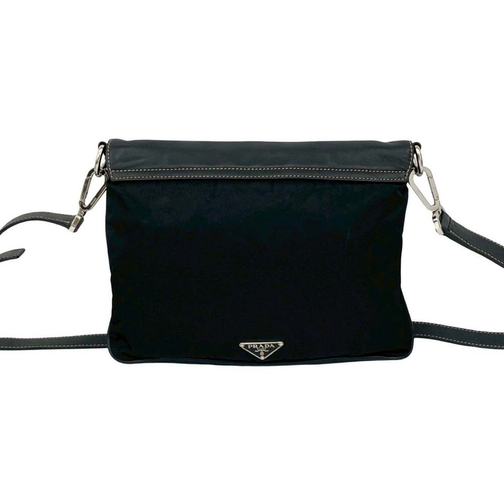 PRADA Black Leather Shoulder Bag - Picture 3 of 10